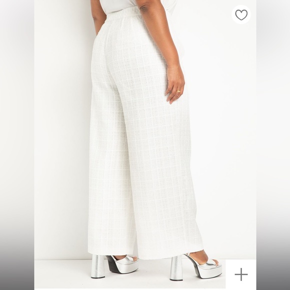 Tweed Wide Leg Trouser NWT - Picture 4 of 6